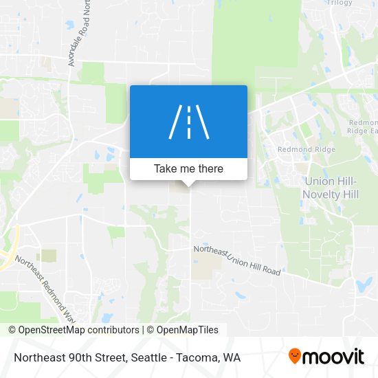 Mapa de Northeast 90th Street