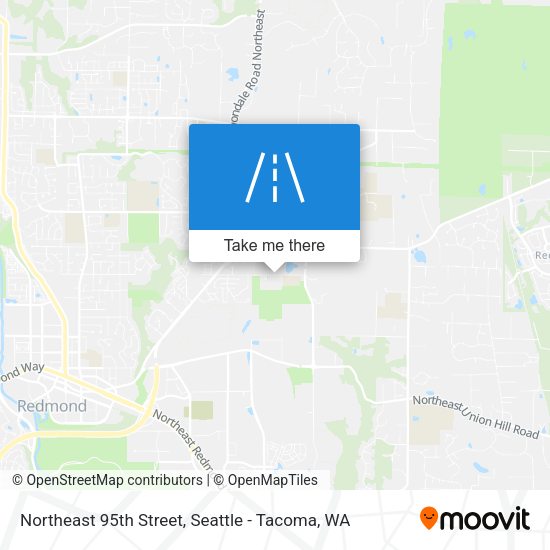 Northeast 95th Street map
