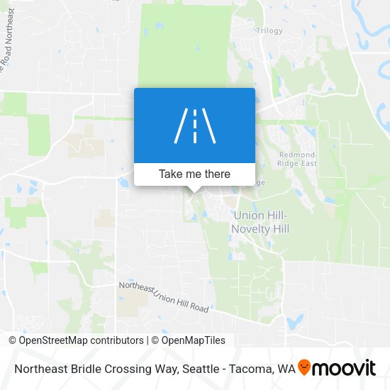 Mapa de Northeast Bridle Crossing Way