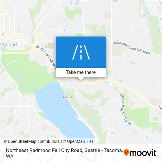 Mapa de Northeast Redmond Fall City Road