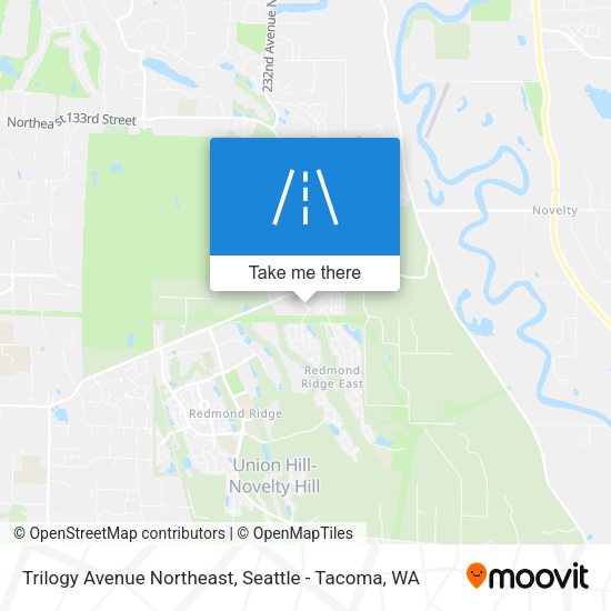 Trilogy Avenue Northeast map