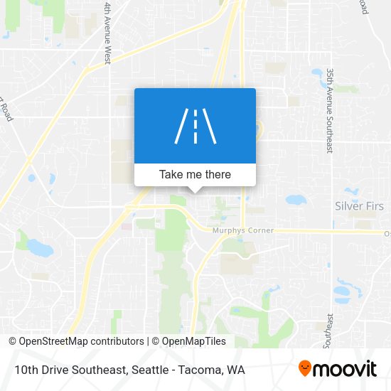 Mapa de 10th Drive Southeast