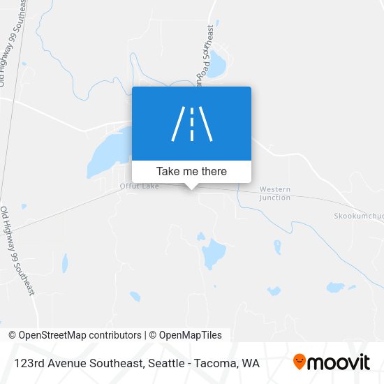Mapa de 123rd Avenue Southeast