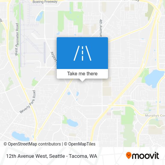 12th Avenue West map