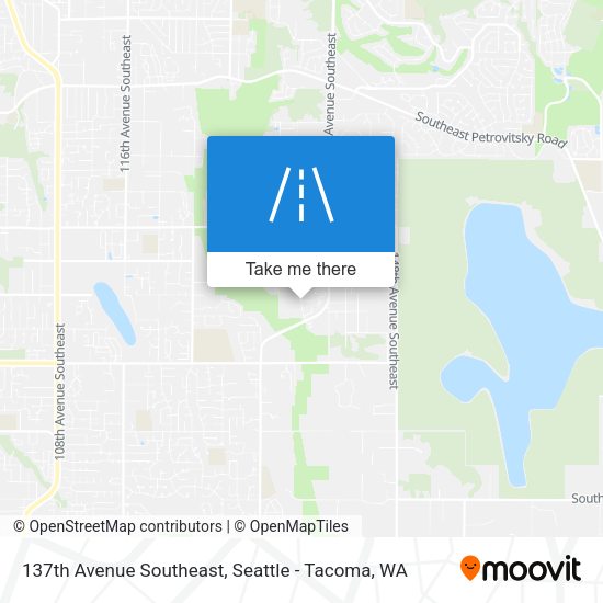 Mapa de 137th Avenue Southeast