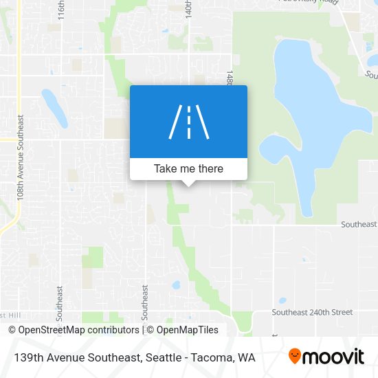 Mapa de 139th Avenue Southeast