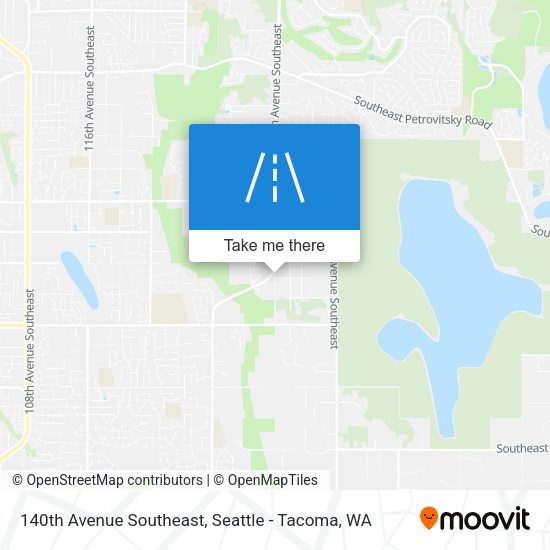 Mapa de 140th Avenue Southeast