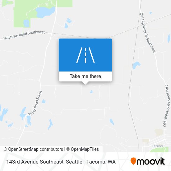Mapa de 143rd Avenue Southeast