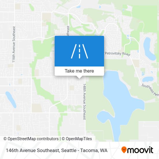 Mapa de 146th Avenue Southeast