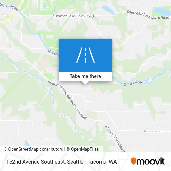 Mapa de 152nd Avenue Southeast