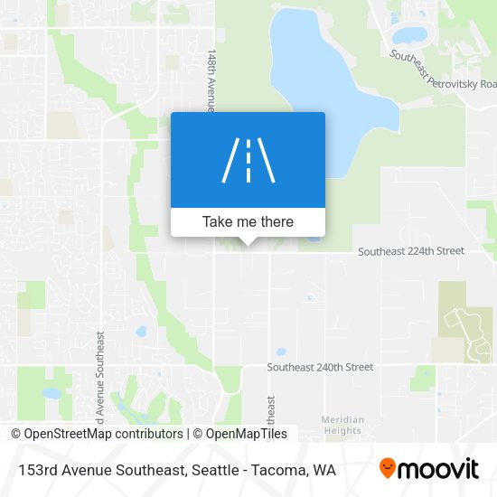 153rd Avenue Southeast map