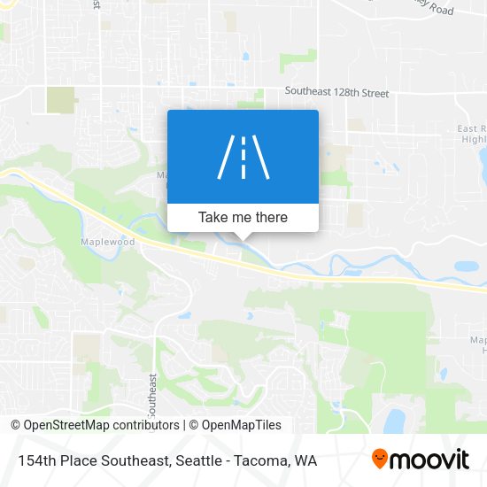 Mapa de 154th Place Southeast