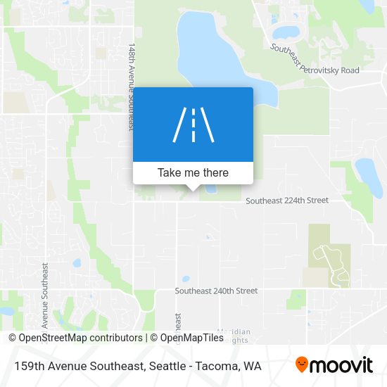 159th Avenue Southeast map