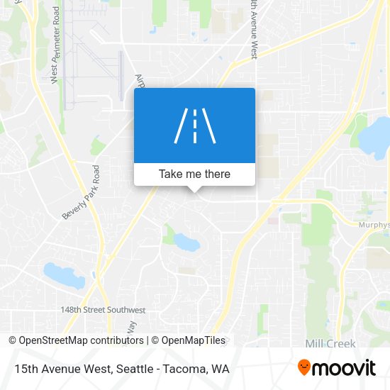 15th Avenue West map