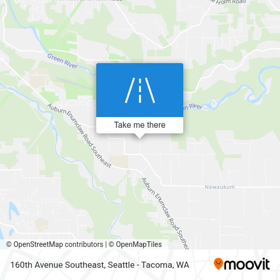 Mapa de 160th Avenue Southeast