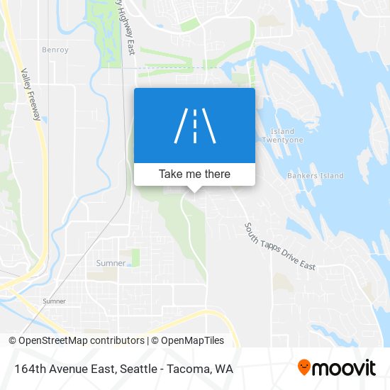 164th Avenue East map