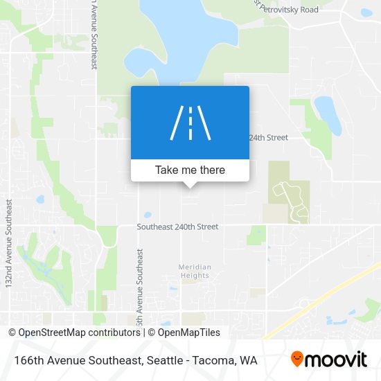 166th Avenue Southeast map