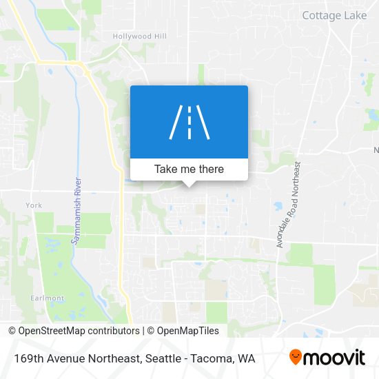 169th Avenue Northeast map