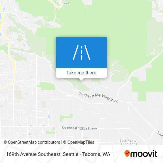 Mapa de 169th Avenue Southeast