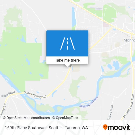 169th Place Southeast map