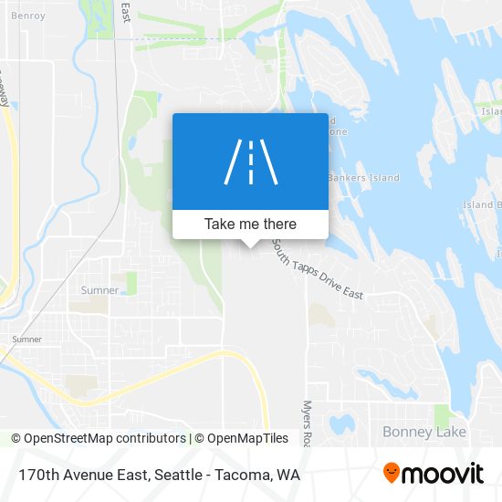 Mapa de 170th Avenue East