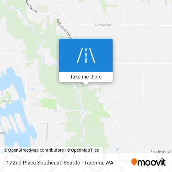 172nd Place Southeast map