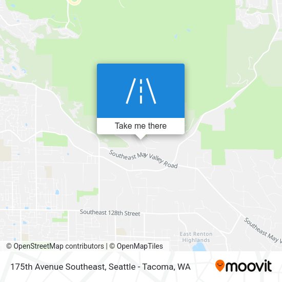 175th Avenue Southeast map