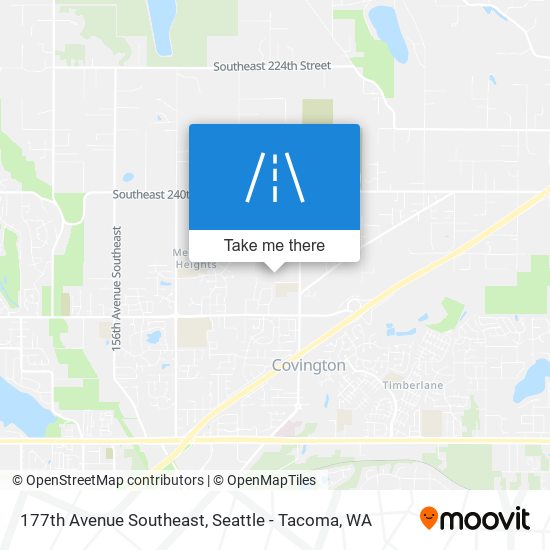 177th Avenue Southeast map