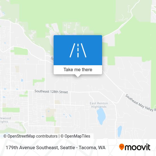 Mapa de 179th Avenue Southeast