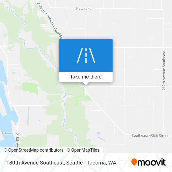 180th Avenue Southeast map