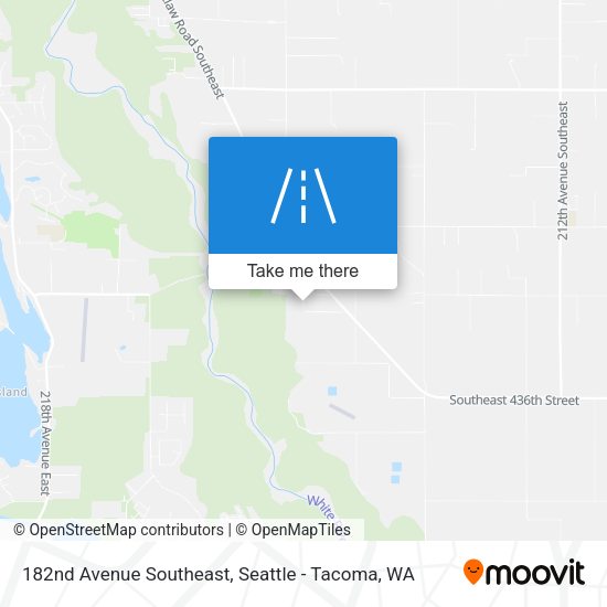 Mapa de 182nd Avenue Southeast