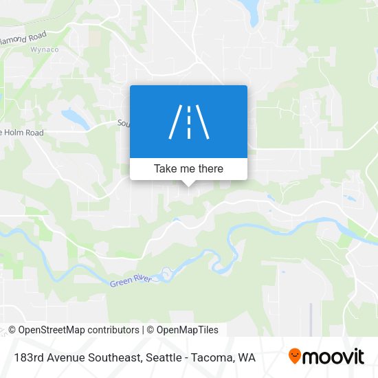 Mapa de 183rd Avenue Southeast