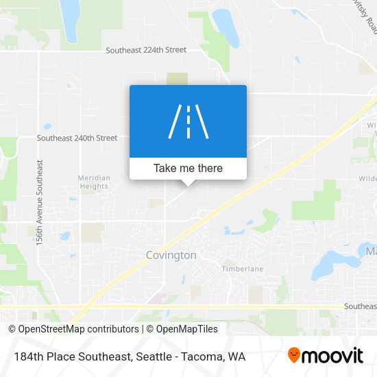 Mapa de 184th Place Southeast