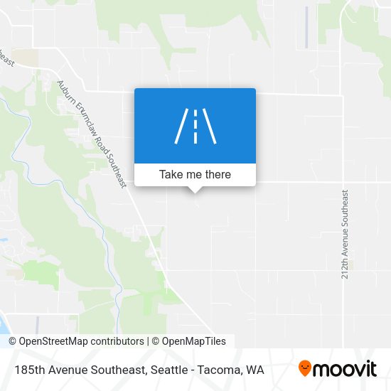 185th Avenue Southeast map