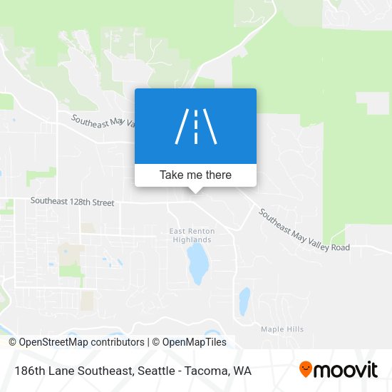 186th Lane Southeast map
