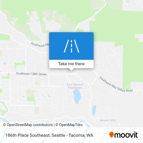 Mapa de 186th Place Southeast