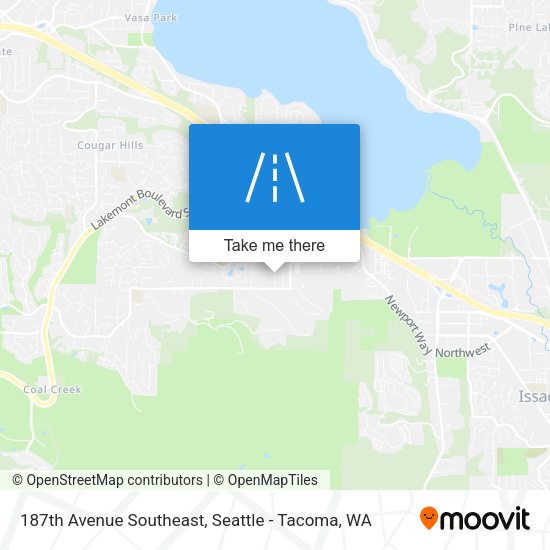 187th Avenue Southeast map