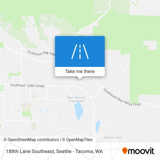 188th Lane Southeast map