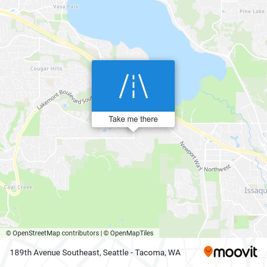 Mapa de 189th Avenue Southeast