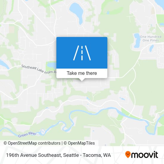196th Avenue Southeast map