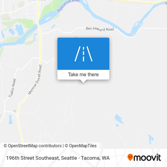 Mapa de 196th Street Southeast