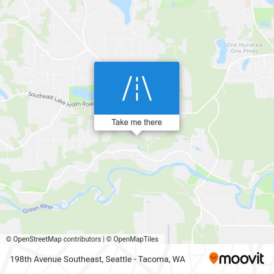Mapa de 198th Avenue Southeast