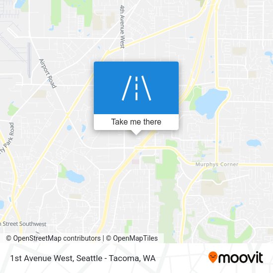 Mapa de 1st Avenue West