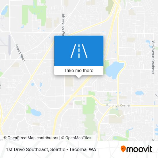 1st Drive Southeast map