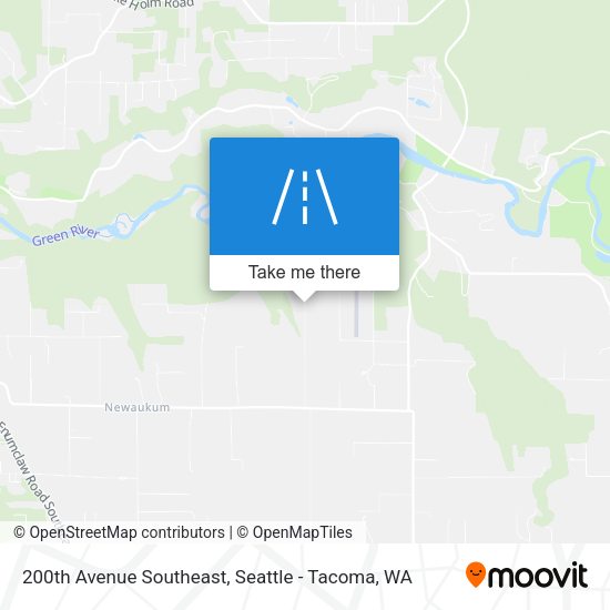 200th Avenue Southeast map