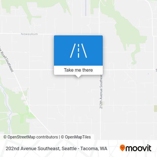 202nd Avenue Southeast map