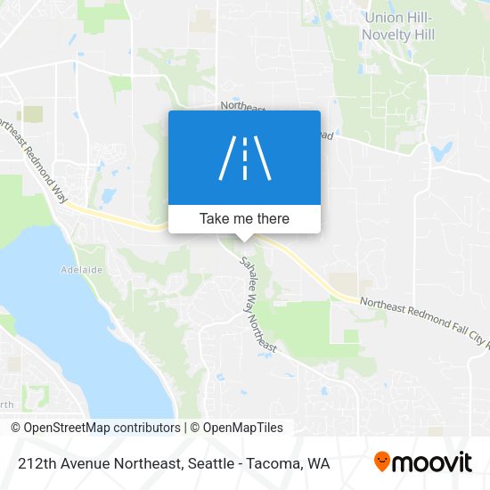 Mapa de 212th Avenue Northeast