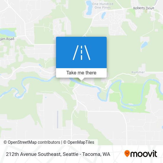 212th Avenue Southeast map