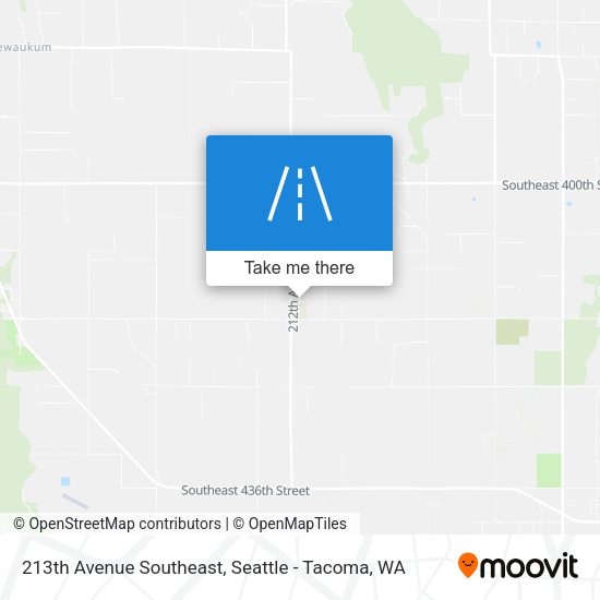213th Avenue Southeast map