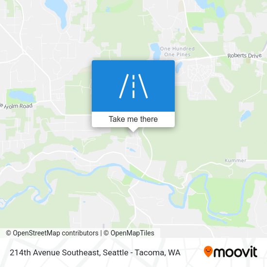 Mapa de 214th Avenue Southeast
